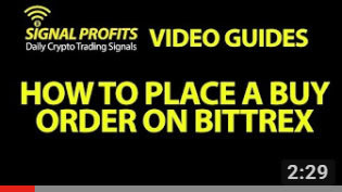 Stop Limit Buy Order On Bittrex