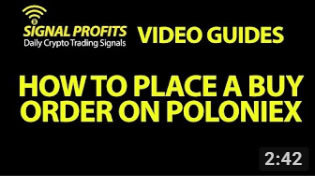 Stop Limit Buy Order On Poloniex